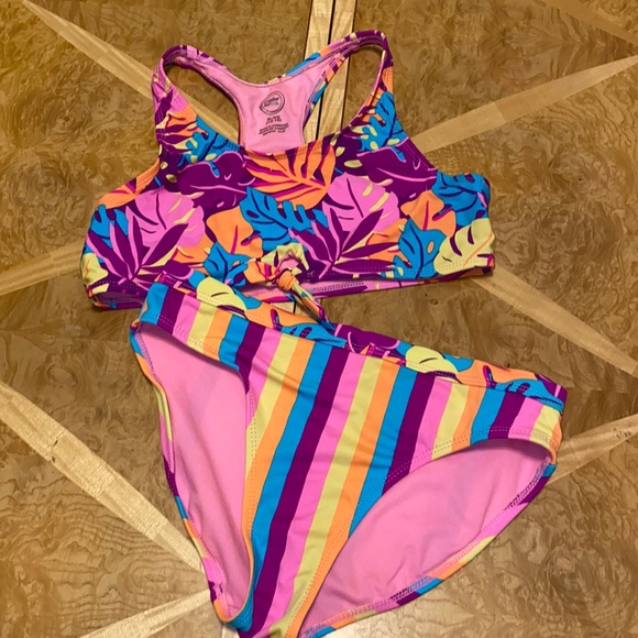 Wonder Nation Girls size 14-16 swim suit - Picture 1 of 6